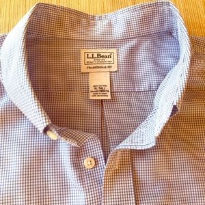 LL Bean Men’s XL Tall long sleeve button up